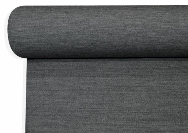 Vendita on line tessuto jersey pura lana grigio melange - tessuti abbigliamento lana jersey