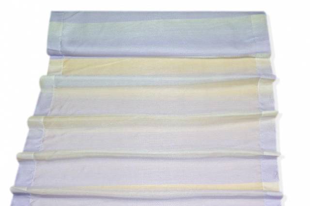 Vendita on line tendino organza fasciato lilla - tessuti per tendine metraggio a vetro larghezza cm 80
