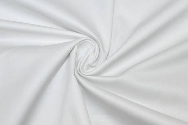 Vendita on line tessuto cotone stretch rasatello bianco - tessuti abbigliamento taffetas / rasi / shantung