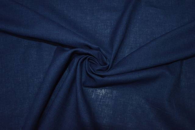 Vendita on line tessuto puro lino camiceria blu - tessuti abbigliamento lino