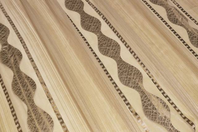 Vendita on line scampolo tenda in organza fasciata color beige - tessuti per scampoli