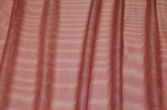 Vendita on line tessuto tenda rete lurex rossa - tessuti per a metraggio classiche