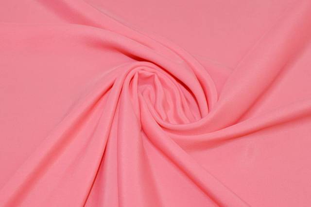 Vendita on line tessuto mussola misto seta rosa acceso - tessuti abbigliamento sete