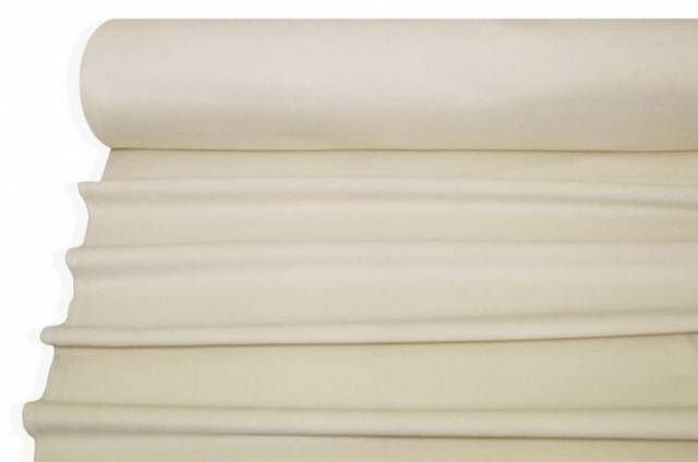 Vendita on line tessuto cappotto velour misto cashmere panna - tessuti abbigliamento lana cappotti/panno/lana