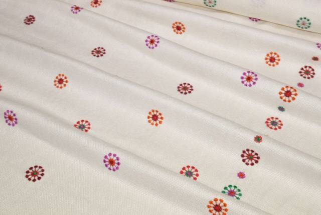 Vendita on line tessuto tramone ricamato in puro cotone - cotoni