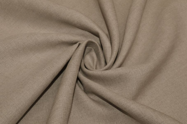 Vendita on line tessuto puro lino color sabbia - tessuti abbigliamento lino