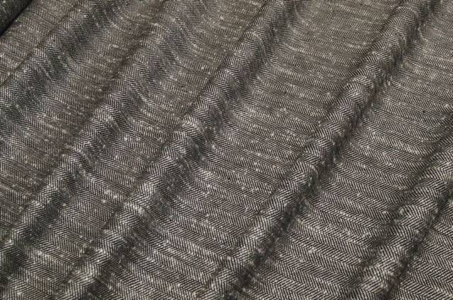 Vendita on line tessuto misto lino seta spinato - tessuti abbigliamento lino