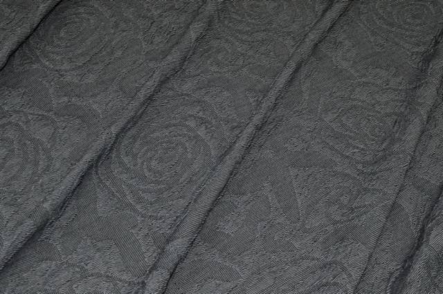 Vendita on line tessuto jersey broccato grigio - tessuti abbigliamento poliestere fantasia