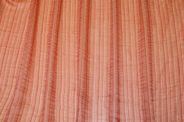 Vendita on line tessuto tenda organza stropicciata arancio - tessuti per a metraggio classiche