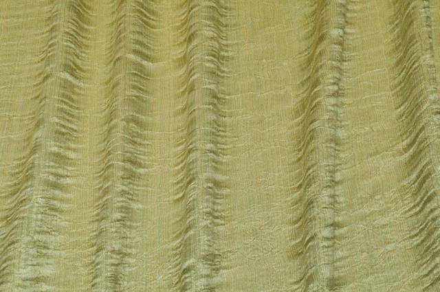 Vendita on line tessuto tenda organza stropicciata verde - tessuti per a metraggio classiche