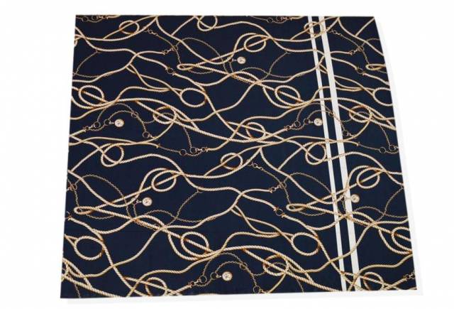 Vendita on line pannello maglina in viscosa fantasia moda blu - tessuti abbigliamento magline / jersey/tessuto in fantasia