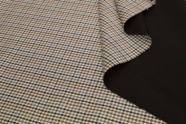 Vendita on line tessuto tartan quadretto stretch adesivato - tessuti abbigliamento poliestere fantasia