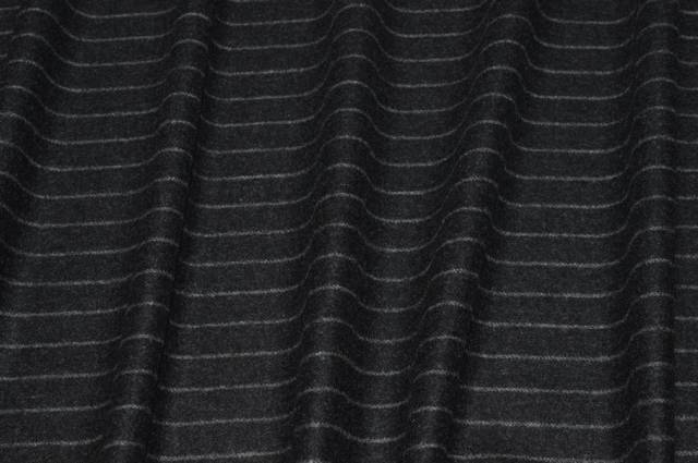 Vendita on line tessuto flanella pura lana gessato grigio - tessuti abbigliamento lana flanelle