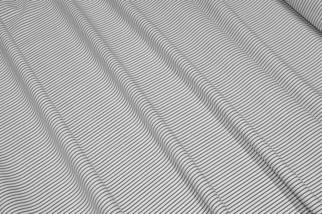 Vendita on line tessuto camiceria puro cotone righina nera - tessuti abbigliamento camiceria