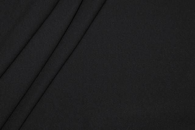 Vendita on line tessuto crepe bielastico in viscosa nero - tessuti abbigliamento crepe cady