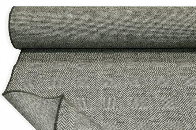 Vendita on line tessuto cappotto pura lana verde - tessuti abbigliamento lana cappotti/panno/lana