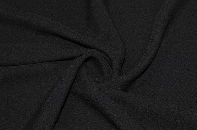 Vendita on line tessuto crepe cady nero - tessuti abbigliamento crepe cady