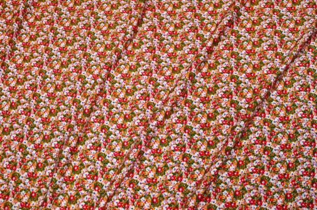 Vendita on line tessuto pura viscosa fantasia fiorellini - tessuti abbigliamento viscosa fantasia