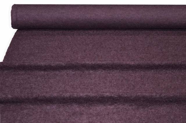 Vendita on line scampolo maglia misto lana color prugna - tessuti abbigliamento lana