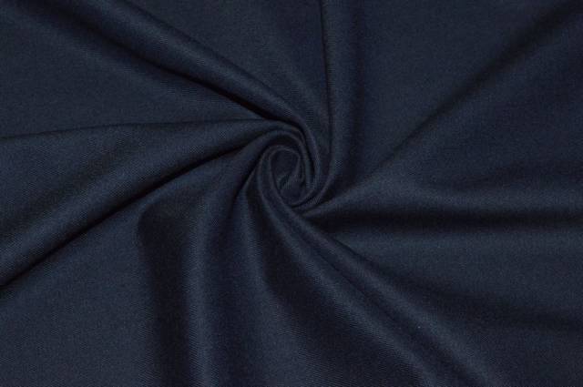 Vendita on line tessuto flanella pura lana blu - tessuti abbigliamento lana