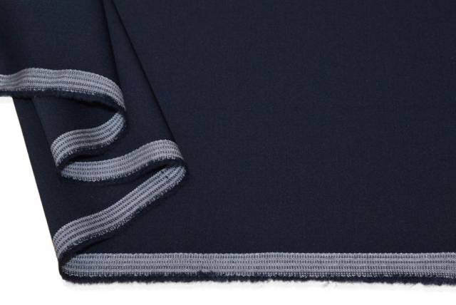Vendita on line tessuto pura lana stretch blu notte - tessuti abbigliamento lana uomo/tailleur