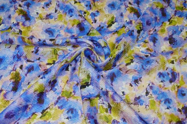 Vendita on line tessuto pura seta fiore viola - tessuti abbigliamento sete