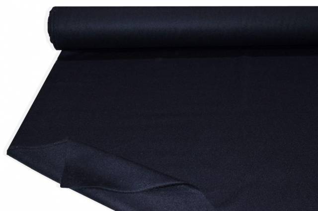 Vendita on line tessuto puro cashmere zibellinato blu - tessuti abbigliamento lana