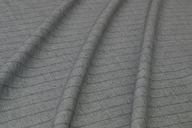 Vendita on line tessuto gessato stretch grigio - prodotti
