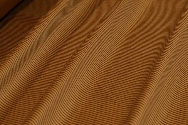 Vendita on line tessuto a coste 450 righe puro cotone senape - prodotti