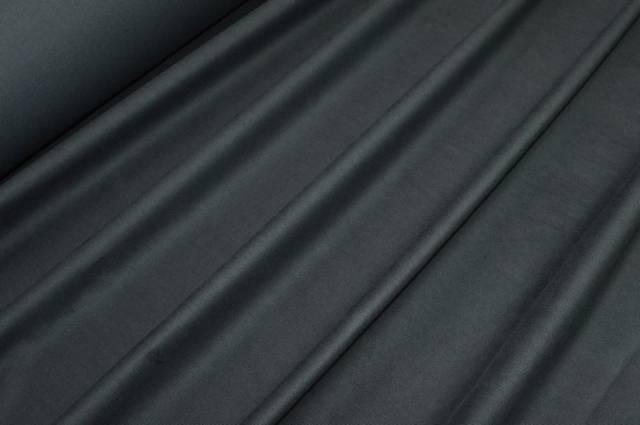Vendita on line tessuto gabardine cotone misto cashmere mano pesca grigio scuro - tessuti abbigliamento