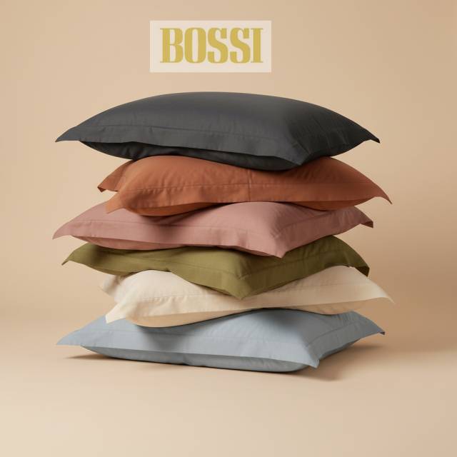 Vendita on line coppia federe bossi con 3 volani 52x83 cm - biancheria per la casa singolo