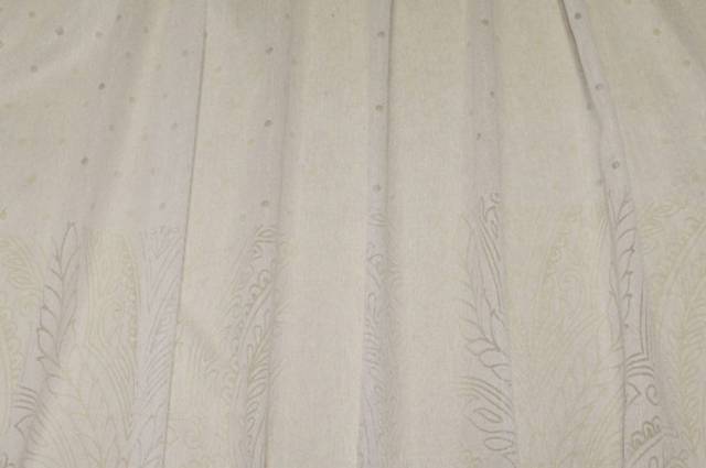 Vendita on line tessuto tenda devoreh cali colore beige - tessuti per in offerta