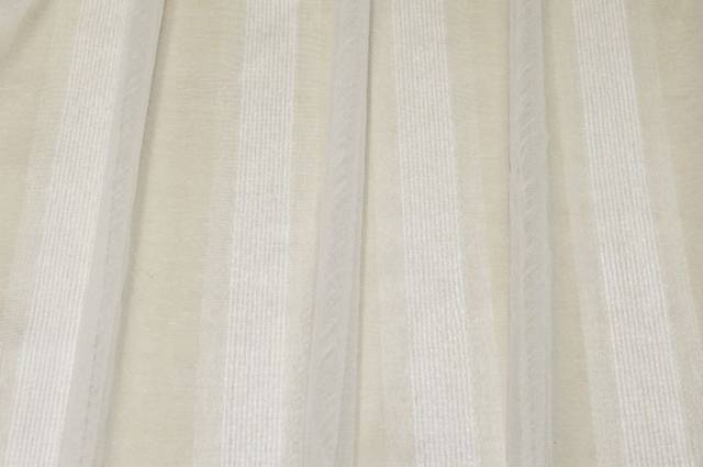 Vendita on line tessuto tenda organza doppia color panna - tessuti per in offerta