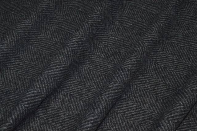 Vendita on line scampolo cappotto double pura lana spinato grigio - occasioni e scampoli