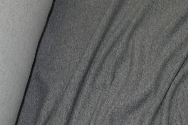 Vendita on line tessuto felpa invernale grigio medio - tessuti abbigliamento
