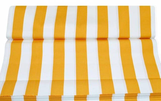 Vendita on line tenda sole rigone giallo altezza 140 cm - tessuti per per da esterno
