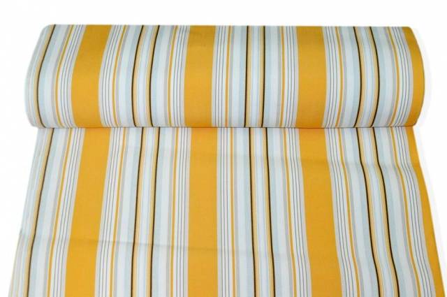 Vendita on line tenda sole rimini riga multicolor gialla altezza 140 cm - tessuti per per da esterno altezza cm 140