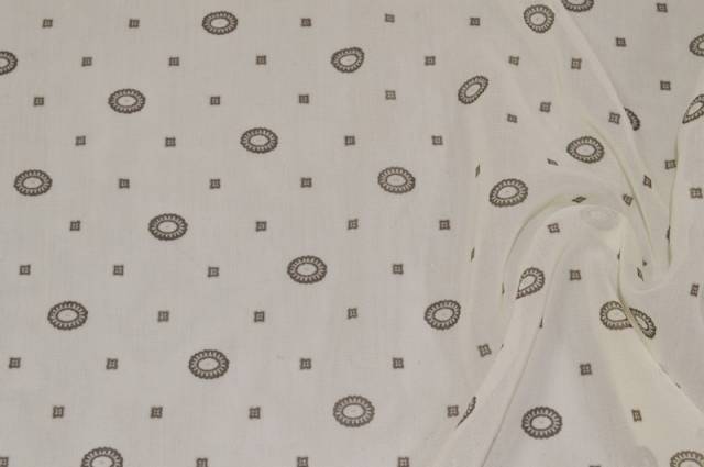 Vendita on line georgette viscosa fantasia geometrica - tessuti abbigliamento ricamati e pizzi e vari