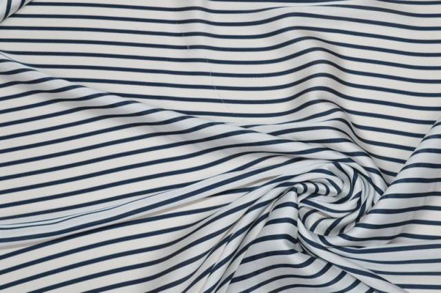 Vendita on line satin riga blu - tessuti abbigliamento taffetas / rasi / shantung