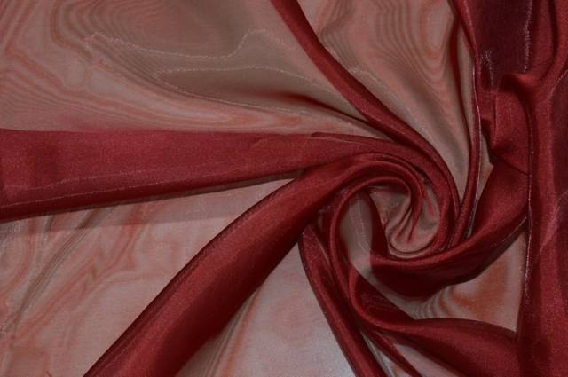 Vendita on line organza rossa - tessuti abbigliamento organze