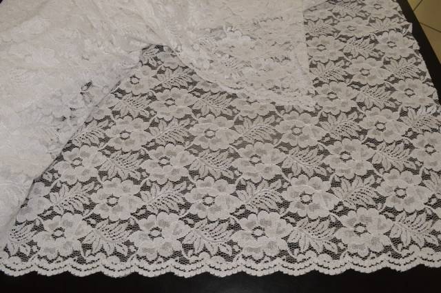 Vendita on line pizzo bianco seta - tessuti abbigliamento ricamati e pizzi vari