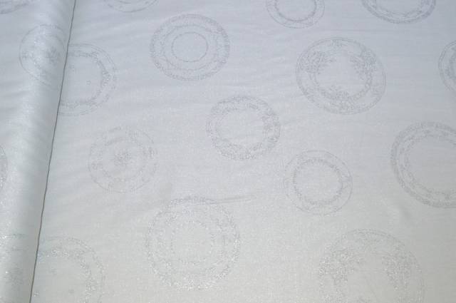 Vendita on line chantilly lurex argento - ispirazioni tessuti natalizi