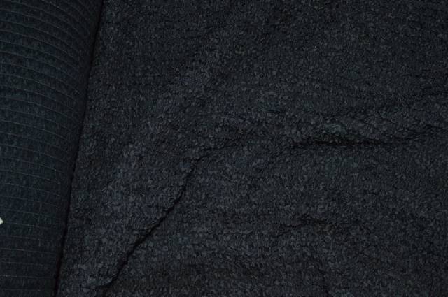 Vendita on line scampolo inserti plisse' nero - tessuti abbigliamento poliestere 