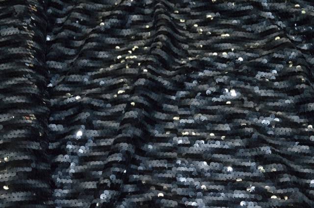 Vendita on line paillettes grigio/nero - tessuti abbigliamento paillettes