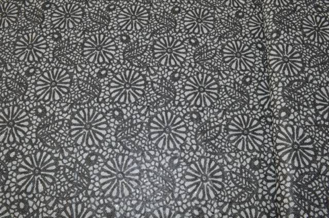 Vendita on line paillettes fantasia bianco/nero - tessuti abbigliamento paillettes