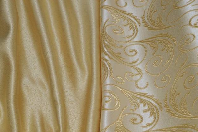 Vendita on line coordinati unito e jacquard lurex oro - tessuti arredo casa jacquard & damascati