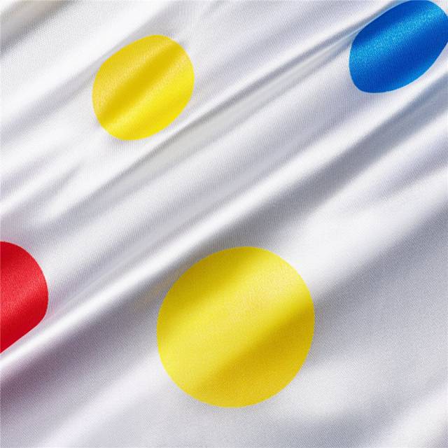 Vendita on line pois multicolor bianco 340 - ispirazioni carnevale raso unito e fantasia