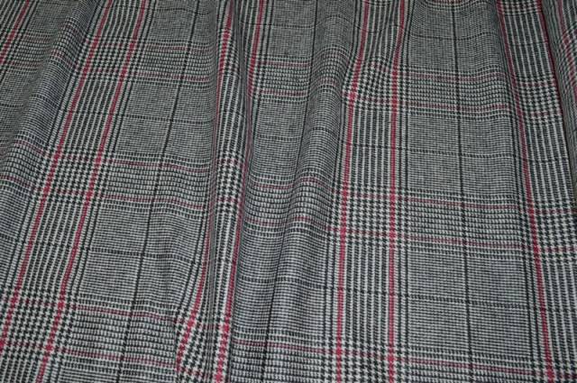 Vendita on line scampolo flanella lana principe di galles - tessuti abbigliamento lana flanelle