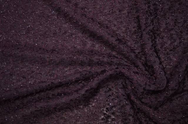 Vendita on line vual bordeaux scuro con fili lurex - tessuti abbigliamento poliestere 