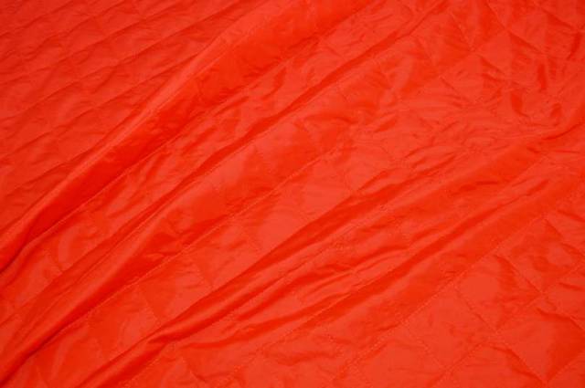 Vendita on line fodera trapuntata rombo arancio - tessuti abbigliamento